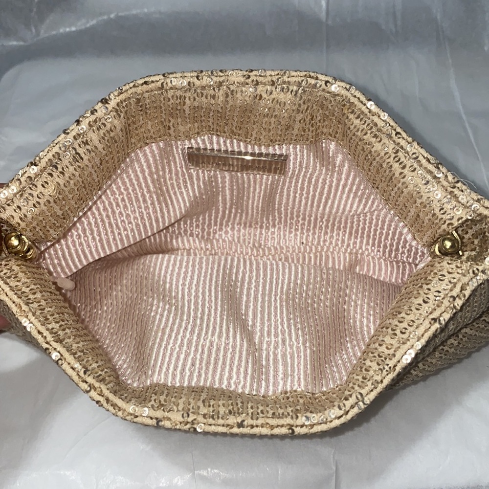 Lauren Merkin gold glimmers clutch - Picture 5 of 5